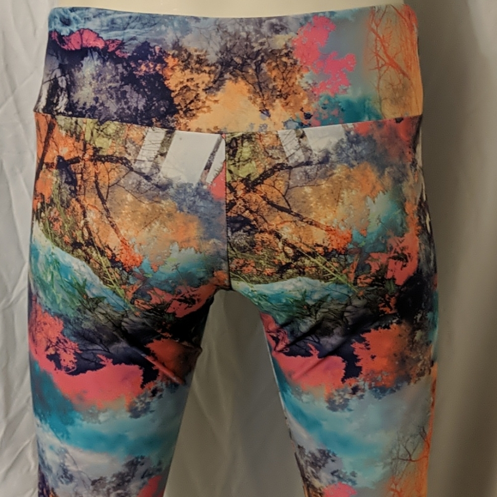 ✨5/$25✨ Onzie Anthropologie nature rainbow leggings - Picture 5 of 8